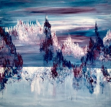 Painting titled "Dream" by Atignas Art, Original Artwork, Acrylic Mounted on Wood Panel