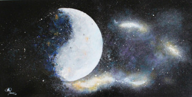 Polarité Peinture intitulée "Polarité" par Ghislaine Gabet, Œuvre d'art originale, Acrylique