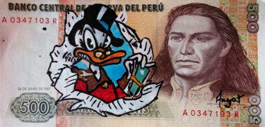 Uncle Scrooge #ArtistSupportPledge 绘画 标题为“Uncle Scrooge #Arti…” 由Thierry Angot, 原创艺术品, 丙烯
