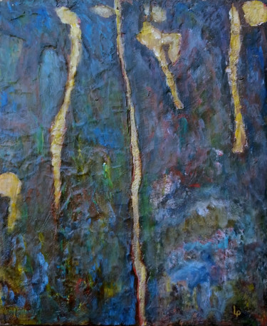 Peinture intitulée "fissure" par Philippe Langaud, Œuvre d'art originale, Acrylique Monté sur Châssis en bois