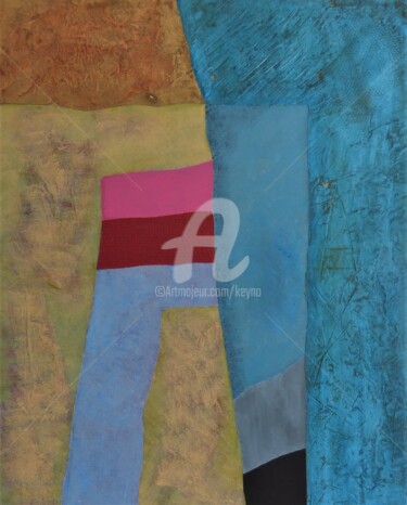 Peinture intitulée "Korona" par Keyno, Œuvre d'art originale, Acrylique Monté sur Châssis en bois
