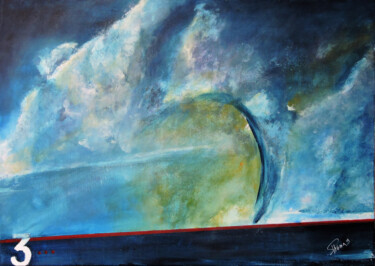 Peinture intitulée "3-Le jour…" par Pascal Thomas, Œuvre d'art originale, Acrylique