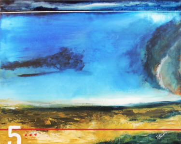Peinture intitulée "5-Le jour…" par Pascal Thomas, Œuvre d'art originale, Acrylique