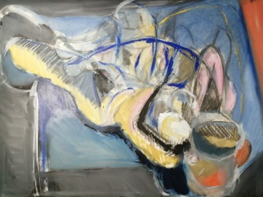 Painting titled "Fantasme" by Martin Jobert, Original Artwork, Oil