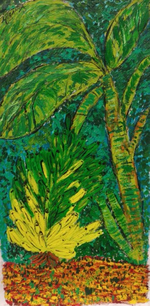 제목이 "The Banana Tree"인 미술작품 João Miranda로, 원작, 기름