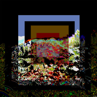 Arte digitale intitolato "VOLCAN 02" da Mlgtra, Opera d'arte originale, Fotomontaggio