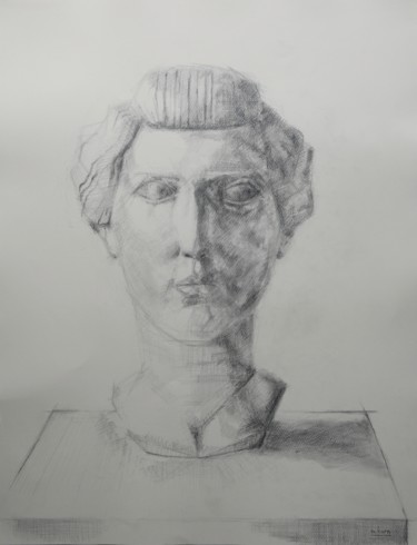 Dessin intitulée "PORTRAIT 24 ou Quel…" par Marc Barn, Œuvre d'art originale, Crayon