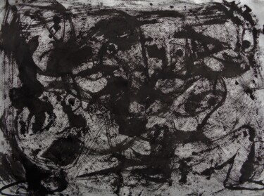 bande de fous il est ou le marchand de couleur 绘画 标题为“bande de fous il es…” 由Francisco Duart Mendes, 原创艺术品, 墨