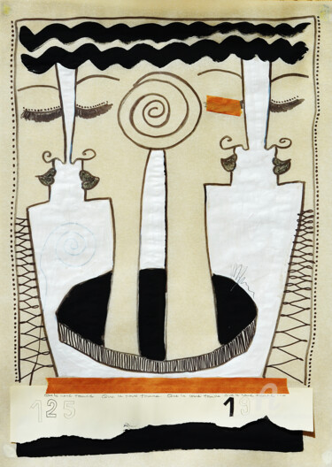 Que la roue tourne #ArtistSupportPledge Painting titled "Que la roue tourne…" by Valérie Depadova, Original Artwork, Acrylic
