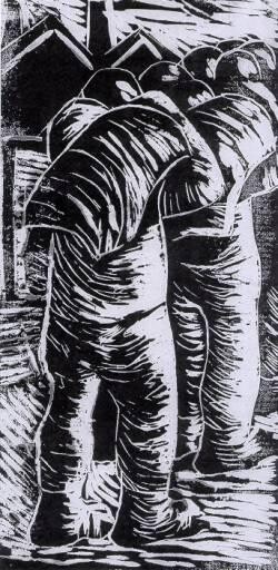 Impressões e gravuras intitulada "Gravura 08" por Luiz Carlos De Andrade Lima, Obras de arte originais, Xilogravura