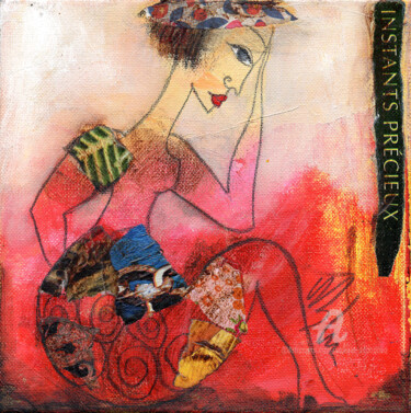 Instants précieux #ArtistSupportPledge Painting titled "Instants précieux #…" by Valérie Depadova, Original Artwork, Acrylic