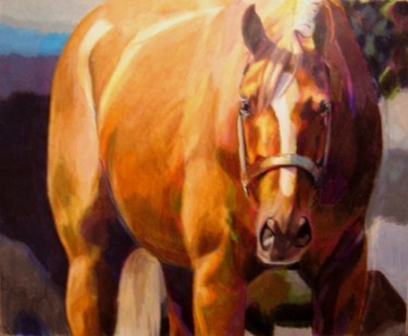 Painting titled "Penny Lane" by Maggie Stiefvater, Original Artwork, Oil
