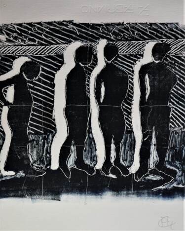 印花与版画 标题为“Confinement 12” 由Philippe Casaubon, 原创艺术品, 蒙纳