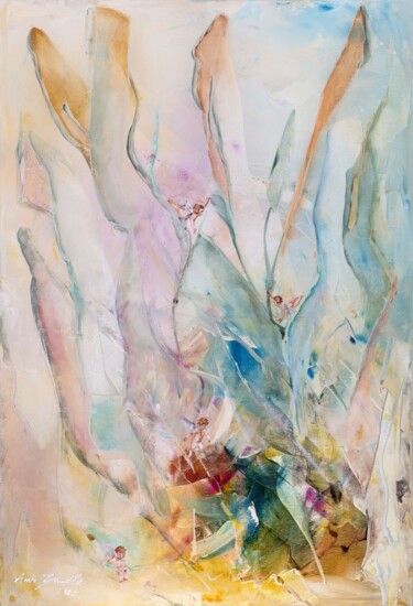 绘画 标题为“'SAFETY' /OIL ON CA…” 由Aneta Barglik, 原创艺术品, 油