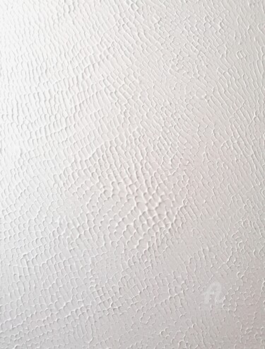 Peinture intitulée "Monochrome blanc" par Alexandra Isler, Œuvre d'art originale, Acrylique