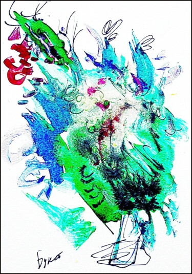 "bouquet Rooster bou…" başlıklı Dijital Sanat Дима Dima Вильмс Wilms (Рок-Живописец Rock-Painter) tarafından, Orijinal sanat…