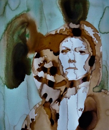 Sigourney Weaver - Alien 3 Peinture intitulée "Sigourney Weaver -…" par Joany Régibier, Œuvre d'art originale, Aquarelle