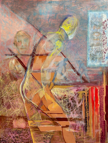 Peinture intitulée "2019" par Anna Lupa-Suchy, Œuvre d'art originale, Huile