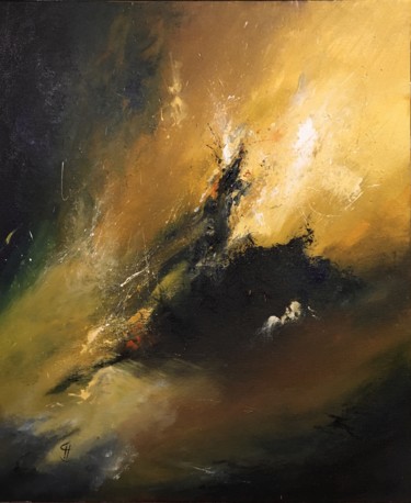 Peinture intitulée "Elévation" par Sandrine Chalot, Œuvre d'art originale, Acrylique