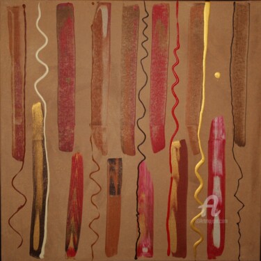Peinture intitulée "capuchino" par Pascal Piguel, Œuvre d'art originale, Acrylique
