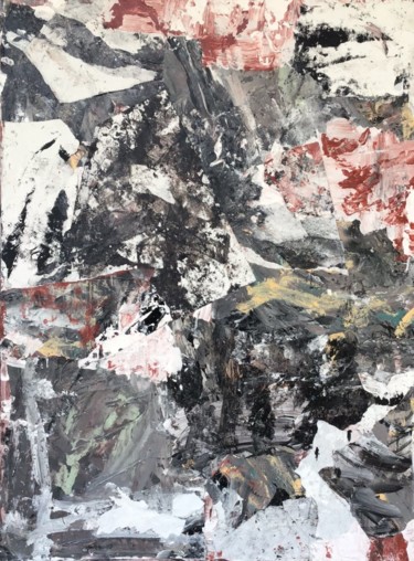 Peinture intitulée "Drapage & Confineme…" par Valérian Fuster, Œuvre d'art originale, Collages