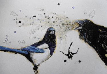 Dessin intitulée "VI" par Catherine Cornec, Œuvre d'art originale, Acrylique