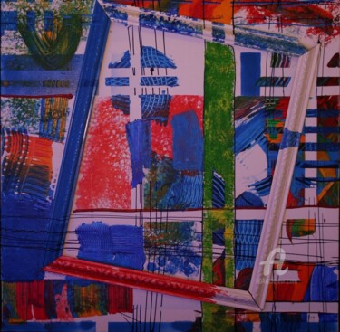 Peinture intitulée "cadr'on" par Pascal Piguel, Œuvre d'art originale, Acrylique