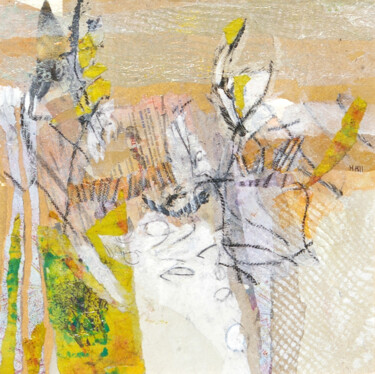 Collages titled "Le froid" by Helen Hill, Original Artwork, Collages