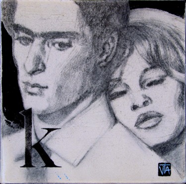 Drawing titled "La vérité #artistsu…" by Yan Vita, Original Artwork, Graphite