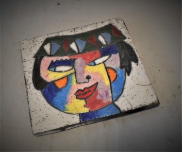 Design titled "dessous de plat fil…" by Armelle Colombier, Original Artwork, Table art