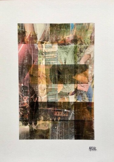 Collages titled "Collage "Sans titre…" by Arasu, Original Artwork, Collages