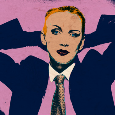 Arte digitale intitolato "Annie Lennox" da Andrea Pisano, Opera d'arte originale, Pittura digitale