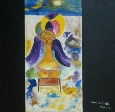 绘画 标题为“L'absonite” 由Ivann Deweare Lindor, 原创艺术品, 丙烯