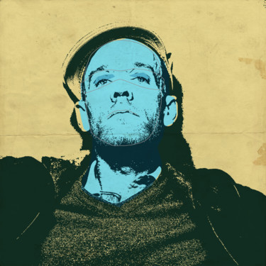 Arte digitale intitolato "Michael Stipe" da Andrea Pisano, Opera d'arte originale, Pittura digitale