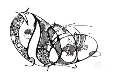 Dibujo titulada "Zozyo" por Goodÿ, Obra de arte original, Rotulador