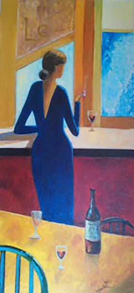 Peinture intitulée "The Hope" par Houria, Œuvre d'art originale, Huile