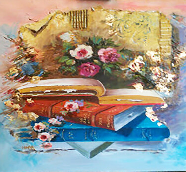 Peinture intitulée "The sea" par Houria, Œuvre d'art originale, Huile