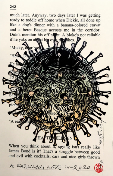 Printmaking titled "A Fabulous Life, Pa…" by Wilf Tilley, Original Artwork, Digital Print