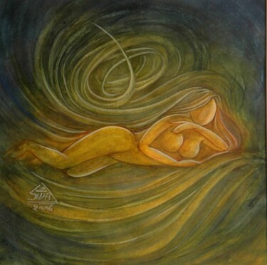 Painting titled "DEEP IN MEMORY" by Suddha Sama, Original Artwork