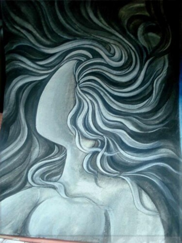Painting titled "MAGIC OF COSMIC RAYS" by Suddha Sama, Original Artwork