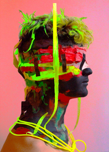 Photographie intitulée "Profil -unplugged" par Frhégo, Œuvre d'art originale, Photographie numérique