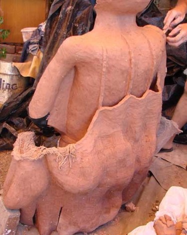 Escultura intitulada "Detalhe" por Alceo Luiz De Costa Dcosta, Obras de arte originais