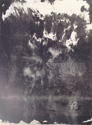 Printmaking titled "Le côté obscur" by Carole Labeyrie (Karolab), Original Artwork, Acrylic
