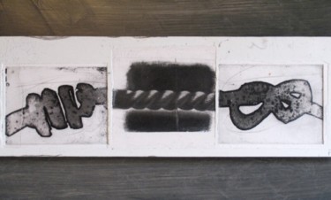 Printmaking titled "AccordéS 1" by François Crinel, Original Artwork, Engraving