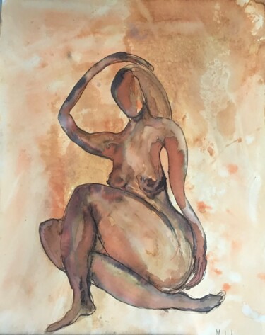 제목이 "Orange"인 그림 Michel로, 원작, 잉크