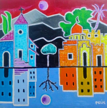 Peinture intitulée "Same future." par Marc Felix, Œuvre d'art originale, Acrylique Monté sur Châssis en bois
