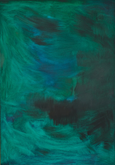 绘画 标题为“Green and wet” 由Marina Rusalka, 原创艺术品, 油