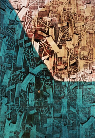 印花与版画 标题为“Confinement 18” 由Philippe Casaubon, 原创艺术品, 蒙纳