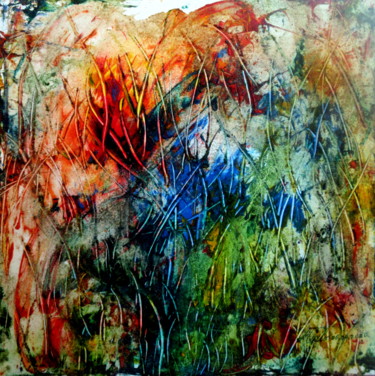 Peinture intitulée "Coronavirus serie :…" par Marianne Charlotte Mylonas-Svikovsky (Marlo), Œuvre d'art originale, Acrylique