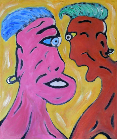 Peinture intitulée "" Vison of Paris"" par François Longère, Œuvre d'art originale, Acrylique